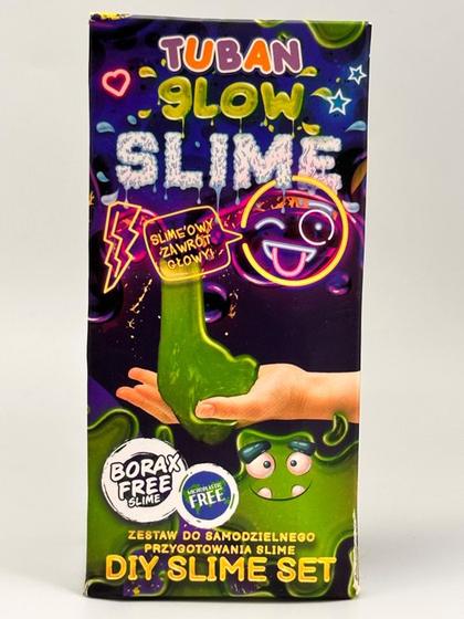 Tuban Glow Slime: fotografía del producto y su envase